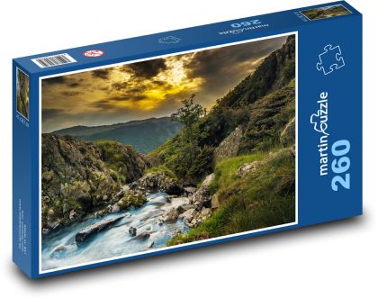 Waterfall - Puzzle 260 pieces, size 41x28.7 cm 