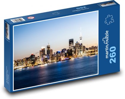 Auckland bei Nacht - Puzzle - 260 Teile