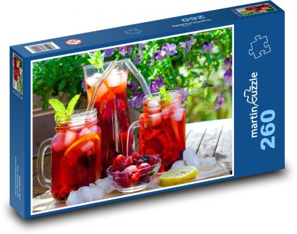 Herbata mrożona - Puzzle 260 elementów, rozmiar 41x28,7 cm