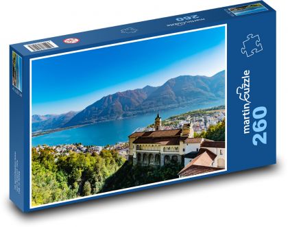Madonna del Sasso - Switzerland - Puzzle 260 pieces, size 41x28.7 cm 