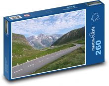 Vysokohorská cesta Puzzle 260 dielikov - 41 x 28,7 cm