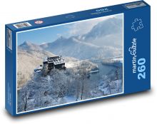 Pejzaż zimowy - Zamek Puzzle 260 elementów - 41x28,7 cm