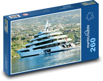 Luxury yacht - Puzzle 260 pieces, size 41x28.7 cm 