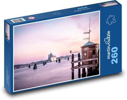 Benátsky západ slnka - Puzzle 260 dielikov, rozmer 41x28,7 cm