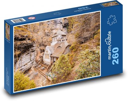 Old gasworks - Hřensko - Puzzle 260 pieces, size 41x28.7 cm 