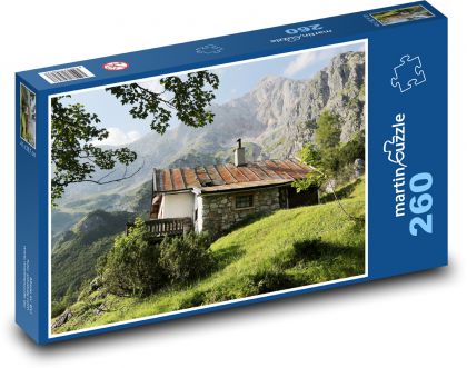 Horská chata - puzzle 260 dílků