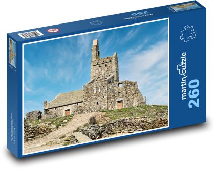 Stredoveký kostol - Puzzle 260 dielikov, rozmer 41x28,7 cm