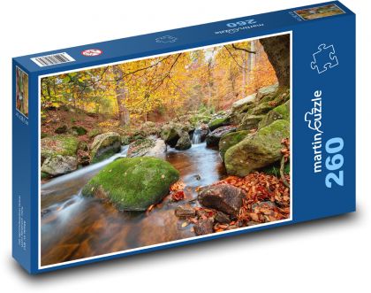 Rieka Ilz - jesenná krajina - Puzzle 260 dielikov, rozmer 41x28,7 cm