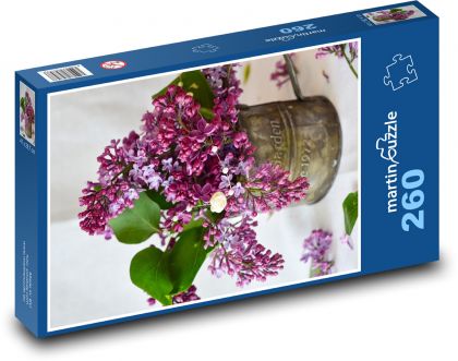 Lila - kytica - Puzzle 260 dielikov, rozmer 41x28,7 cm