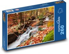 Údolie rieky na jeseň Puzzle 260 dielikov - 41 x 28,7 cm 