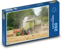Poľnohospodárstvo - kombajn Puzzle 260 dielikov - 41 x 28,7 cm