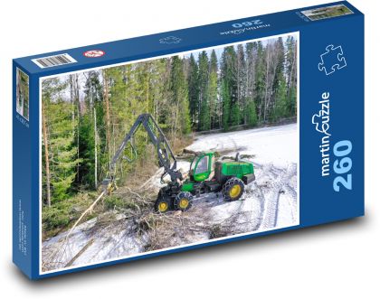 Forest - extraction - Puzzle 260 pieces, size 41x28.7 cm 