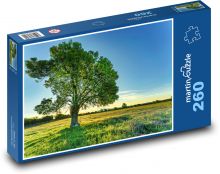 Strom - východ slunce Puzzle 260 dílků - 41 x 28,7 cm