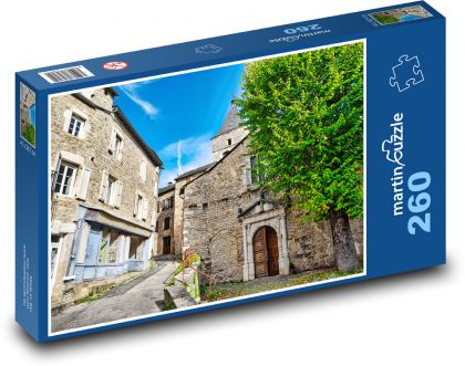 Francúzsko - stredoveké mesto - Puzzle 260 dielikov, rozmer 41x28,7 cm
