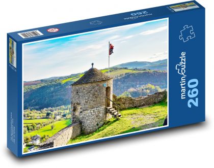 Středověká věž - puzzle 260 dílků