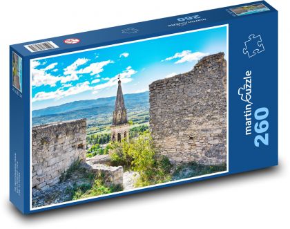 Kostol - steny - Puzzle 260 dielikov, rozmer 41x28,7 cm