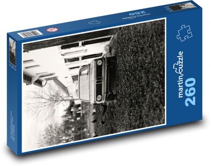 Auto, retro - Puzzle 260 dielikov, rozmer 41x28,7 cm