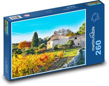 Vinohrad - kostel - puzzle 260 dílků