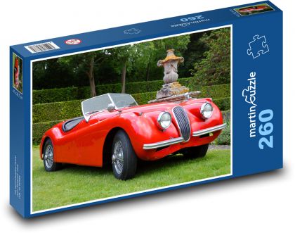 Samochód - składany - Puzzle 260 elementów, rozmiar 41x28,7 cm