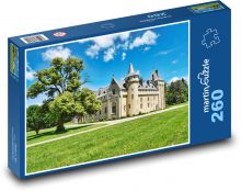 Abbey - Abbaye de Loc Dieu - Aveyron - France Puzzle 260 pieces - 41 x 28.7 cm 