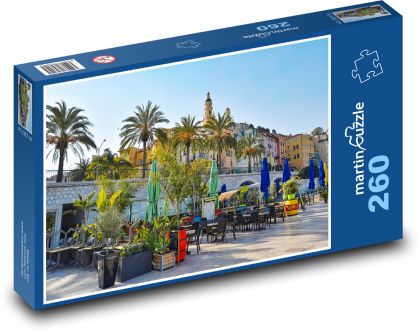 Menton - Francja - Puzzle 260 elementów, rozmiar 41x28,7 cm
