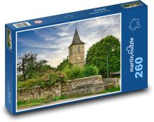 Kostel - věž Puzzle 260 dílků - 41 x 28,7 cm