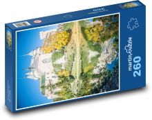 Jesień - zamek Puzzle 260 elementów - 41x28,7 cm