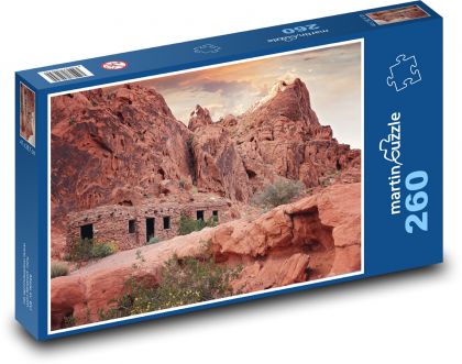 Red Rocks - Las Vegas - Puzzle 260 elementów, rozmiar 41x28,7 cm