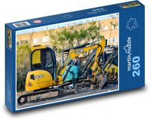 Maszyny budowlane Puzzle 260 elementów - 41x28,7 cm