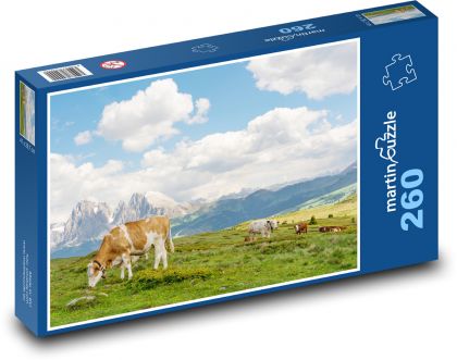 Tyrol - grazing - Puzzle 260 pieces, size 41x28.7 cm 