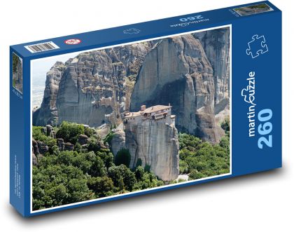 Monastery - Greece - Puzzle 260 pieces, size 41x28.7 cm 