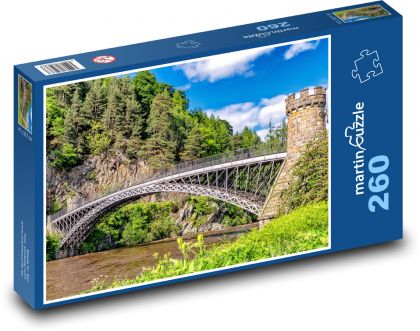 Metal bridge - Puzzle 260 pieces, size 41x28.7 cm 