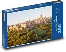 Zachód słońca - Toskania, Włochy Puzzle 260 elementów - 41x28,7 cm