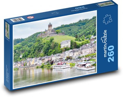 Cochem hrad - Německo - puzzle 260 dílků