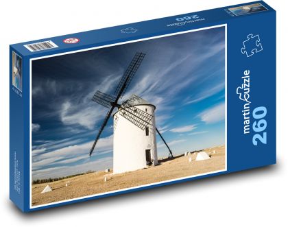 Wiatrak - Puzzle 260 elementów, rozmiar 41x28,7 cm
