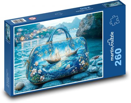 Torba - Łodzie - Puzzle 260 elementów, rozmiar 41x28,7 cm