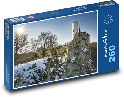 Castle - Winter - Puzzle 260 pieces, size 41x28.7 cm 