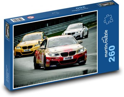 Auta - závody - puzzle 260 dílků