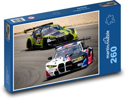 GT Motorsport - Puzzle 260 elementów, rozmiar 41x28,7 cm
