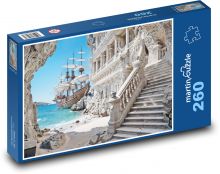 Plachetnica doma Puzzle 260 dielikov - 41 x 28,7 cm 