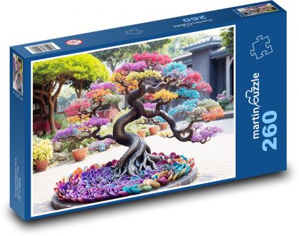 Bonsai - strom - Puzzle 260 dielikov, rozmer 41x28,7 cm