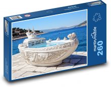 Kamenná loď u moře Puzzle 260 dílků - 41 x 28,7 cm