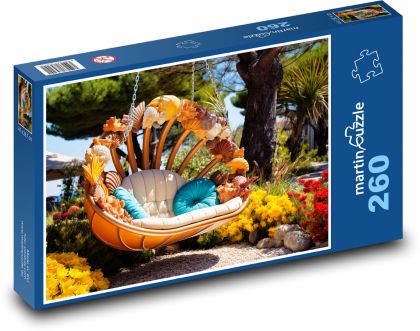 Swing - shells - Puzzle 260 pieces, size 41x28.7 cm 