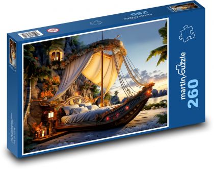 Himmelbett - Puzzle - 260 Teile