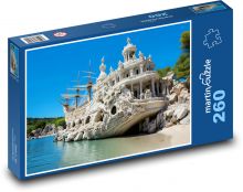 House - boat, rock Puzzle 260 pieces - 41 x 28.7 cm 