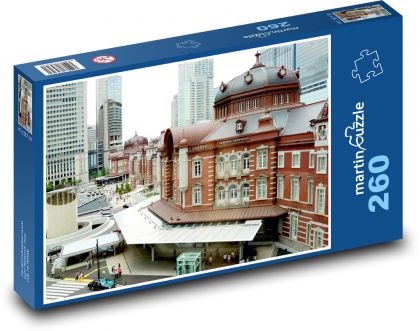 Tokijská stanica - Japonsko - Puzzle 260 dielikov, rozmer 41x28,7 cm