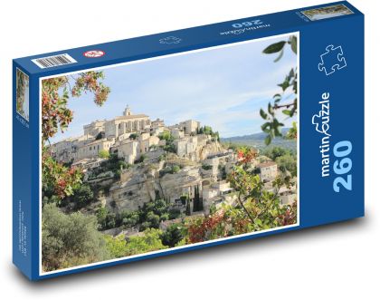 Gordes - Francúzsko - Puzzle 260 dielikov, rozmer 41x28,7 cm