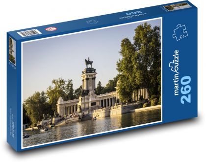 Madryt - Hiszpania, park - Puzzle 260 elementów, rozmiar 41x28,7 cm