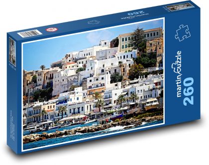 Grécke pobrežie - Puzzle 260 dielikov, rozmer 41x28,7 cm