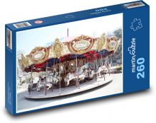 Zábavní park - kolotoč Puzzle 260 dílků - 41 x 28,7 cm